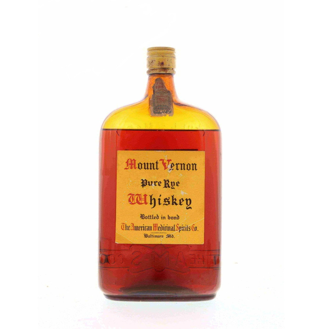 Buy Mount Vernon Prohibition Era Bottling 1921 AMS Co