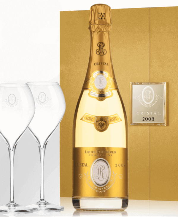 Louis Roederer Brut Premier with Glasses, Champagne