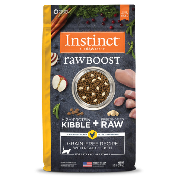 typisk arsenal indre Nature's Variety Instinct Cat Food - Raw Boost-Grain Free Real Chicken -  PetShack