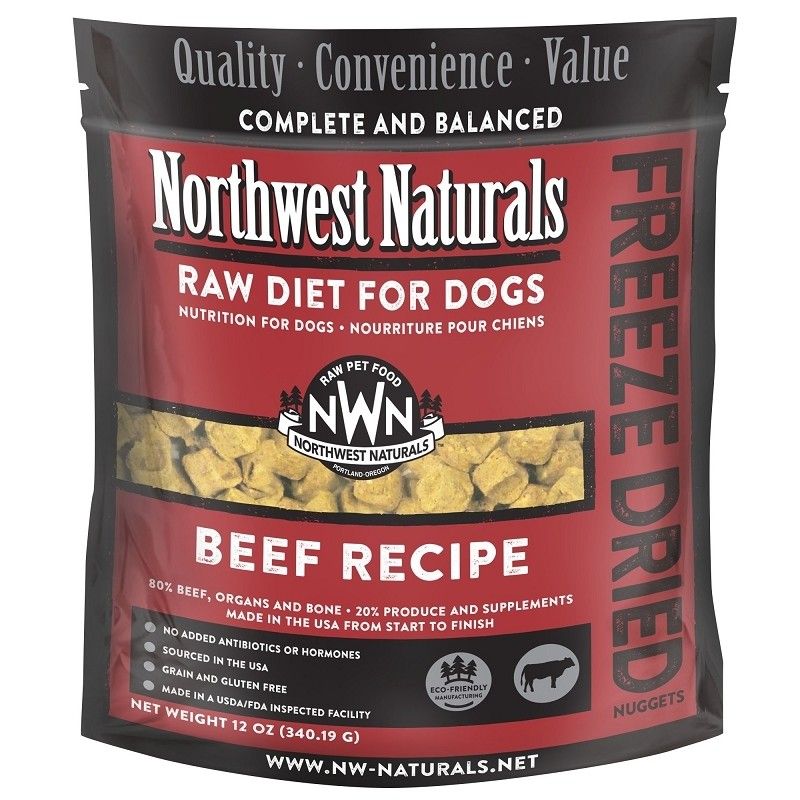 Northwest Naturals Freeze Dried Dog Food - Beef 340g | Pet Shop - PetShack