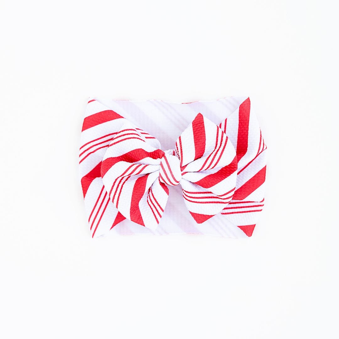 Candy Cane Biggie Bow