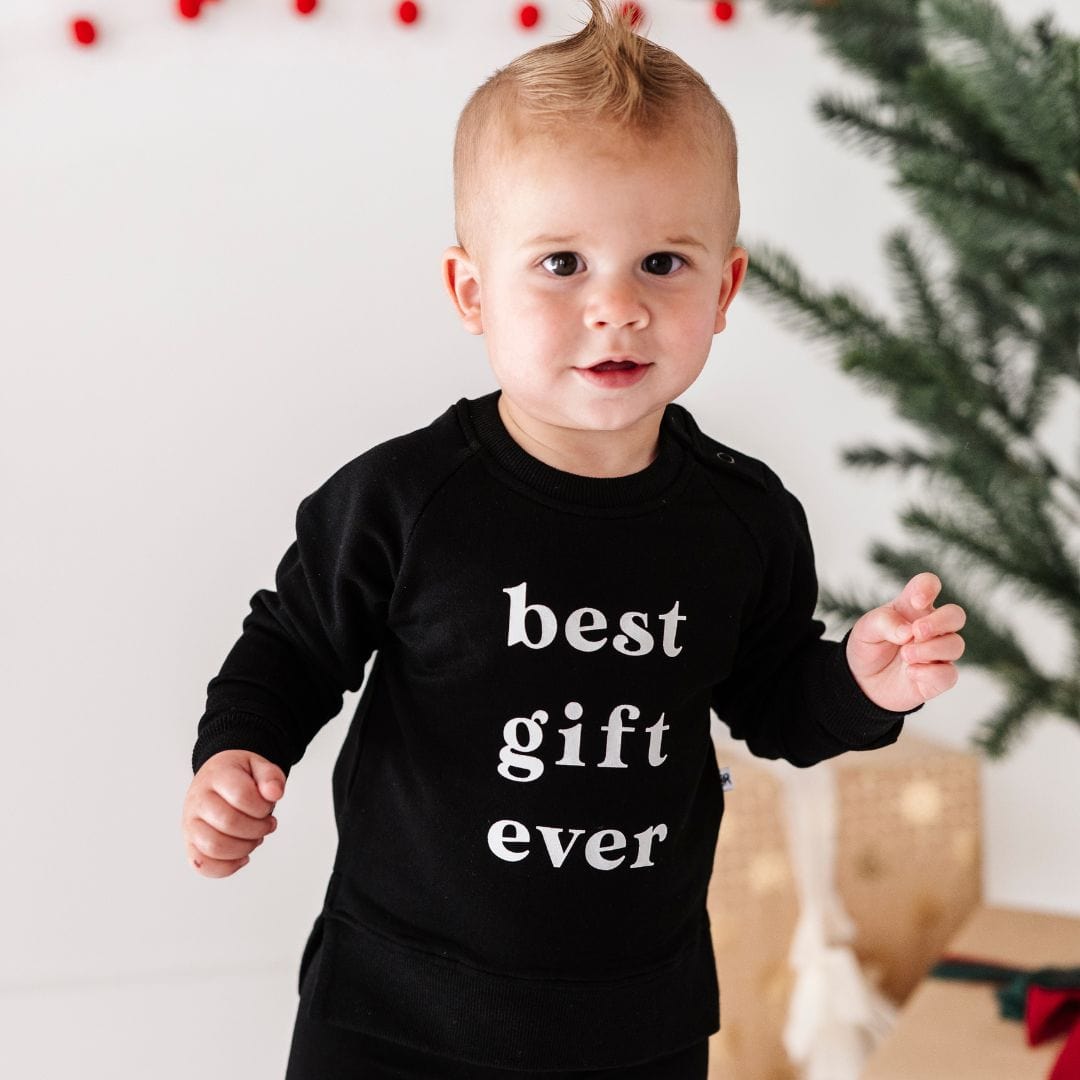 Best Gift Ever Crew Neck Sweatshirt- FINAL SALE