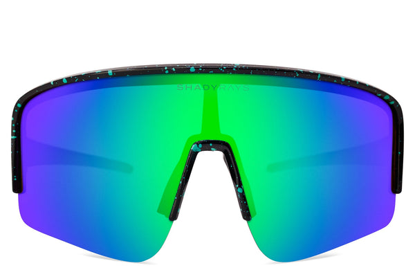 Shady Rays Nitro - Emerald Splatter Polarized Sunglasses – Shady Rays ...