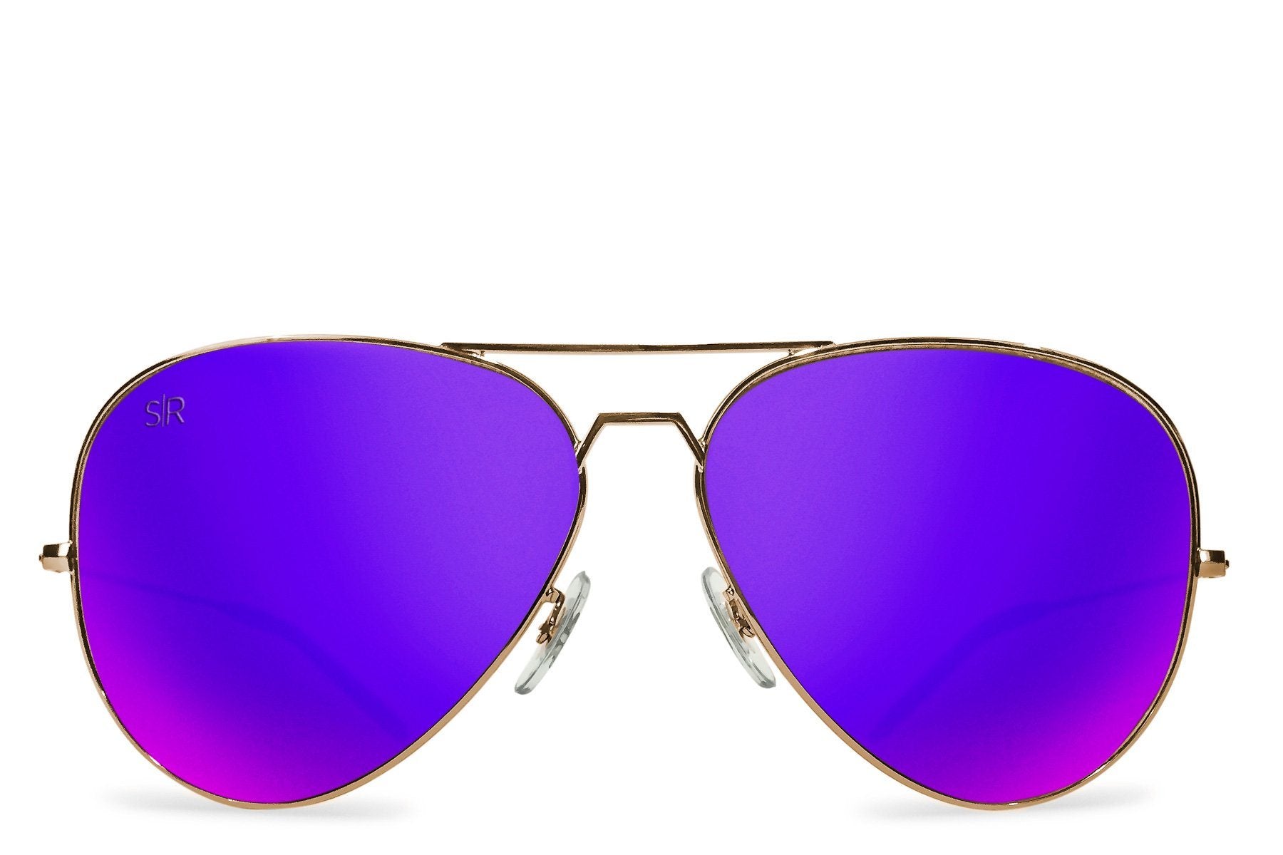 purple aviator ray bans