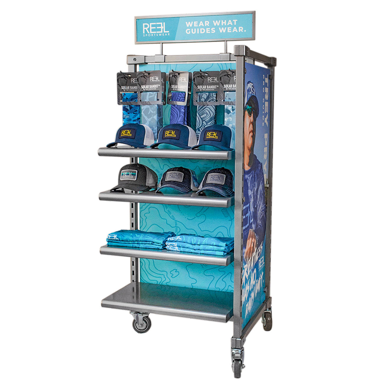 Reel sportswear Retailer Rack