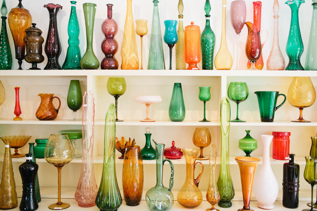 Vintage Glassware Shopping in Palm Springs
