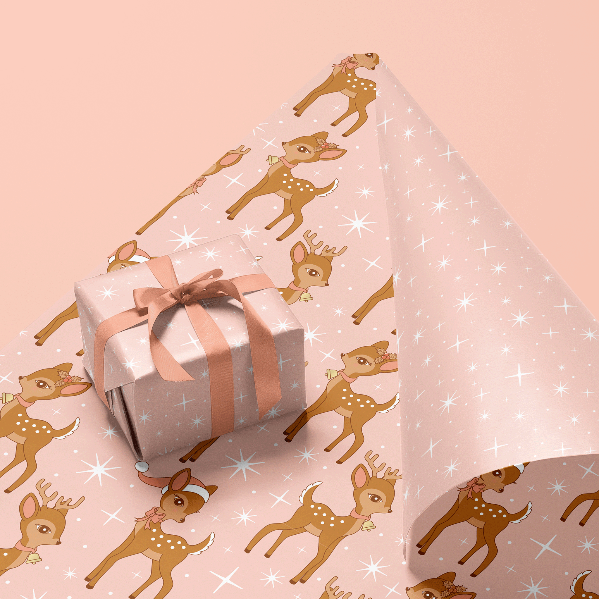 Pastel Pink Gift Wrap