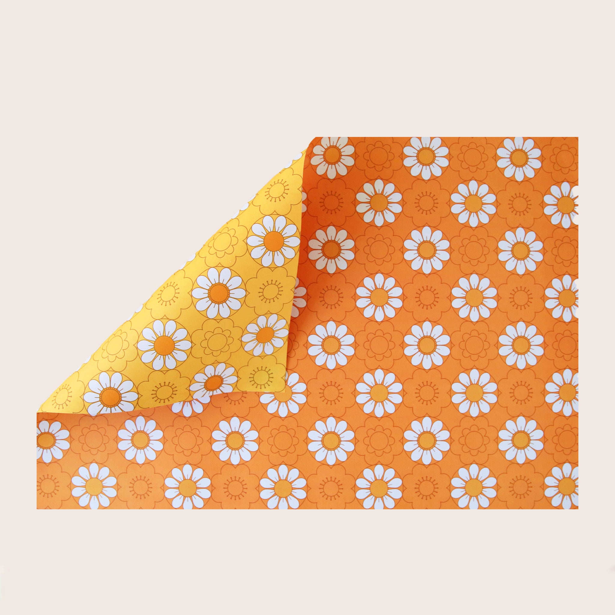 Gift Wrap  70s Floral – Pigment