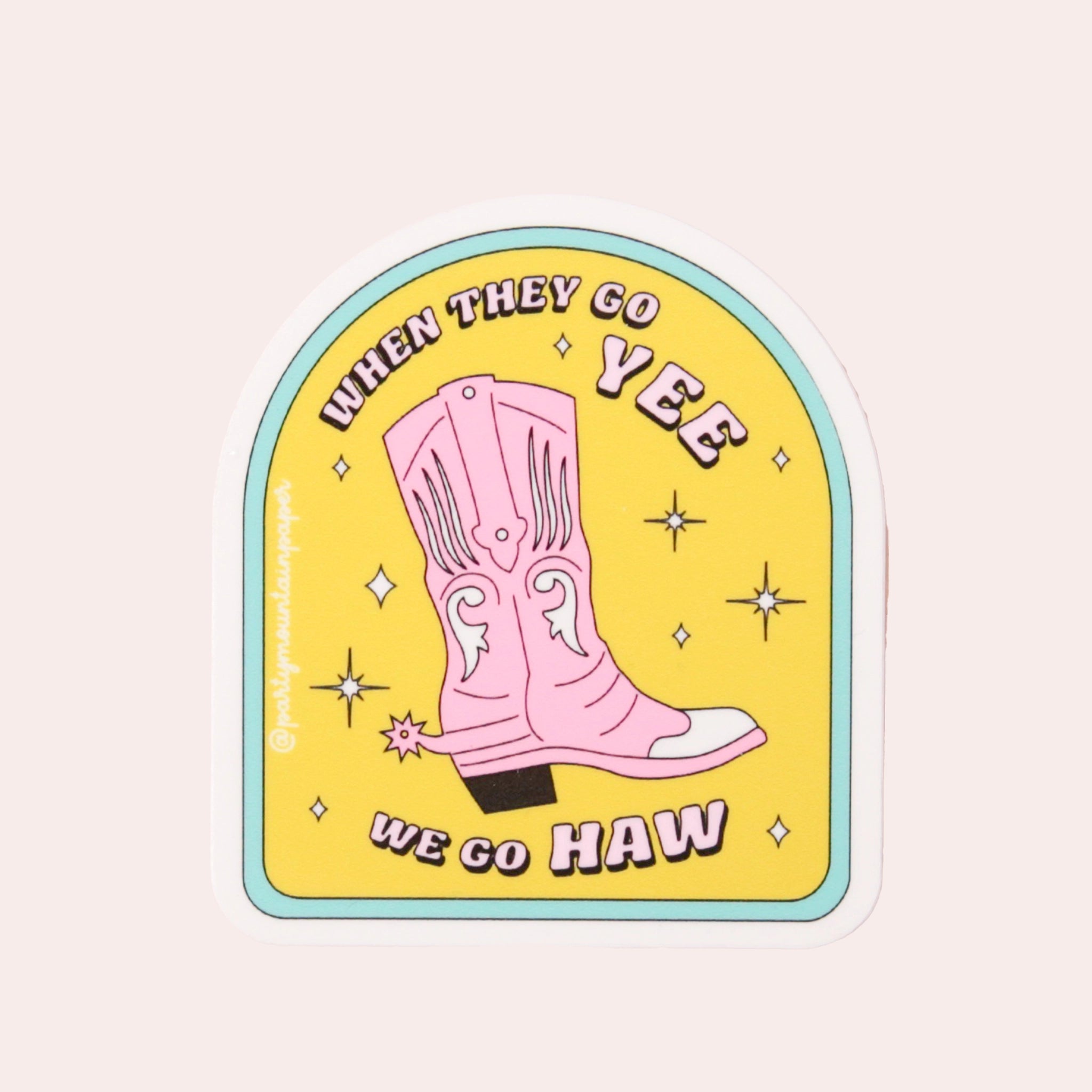 Treat People with Kindness Sticker - Pink – Golden Hour Press Co.