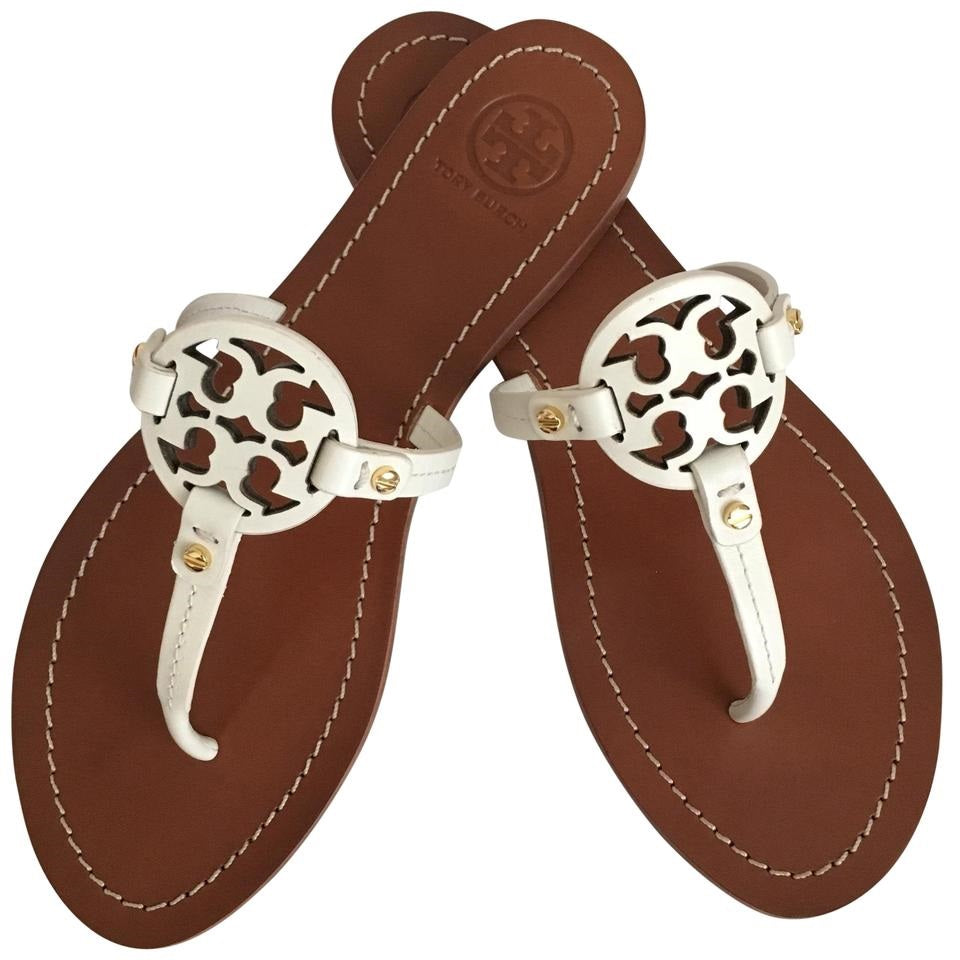 TORY BURCH GABRIEL FLAT THONG IN IVORY || 57075-101 BY TORY BURCH –  Galleria di Lux Canada