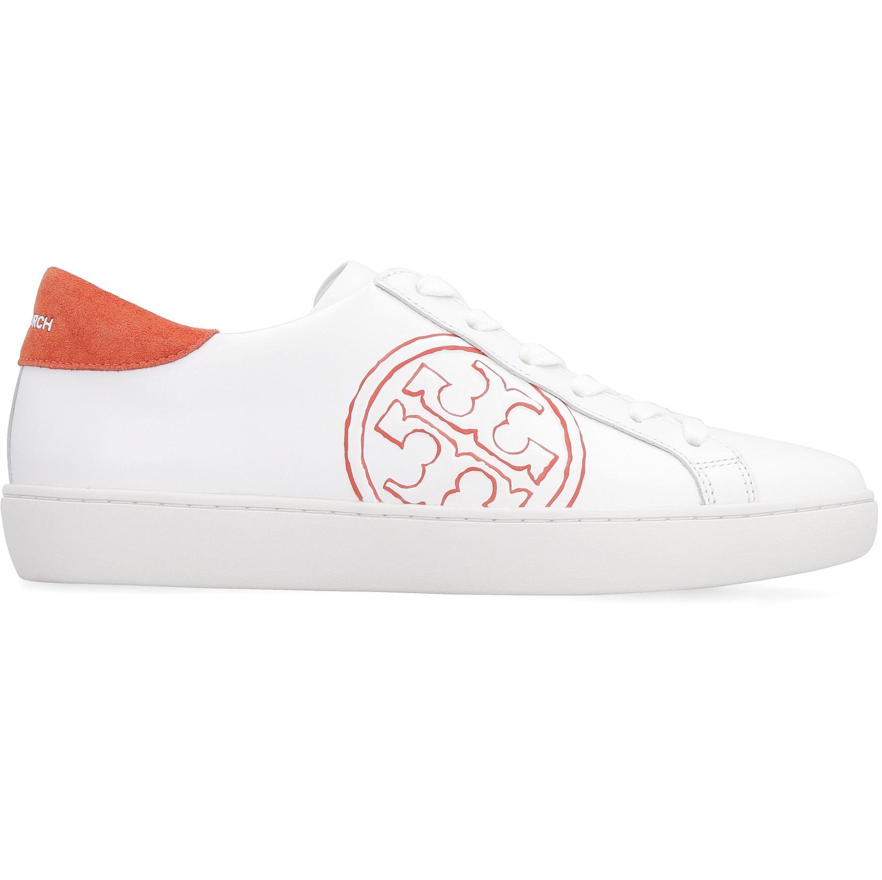 Tory Burch T Logo Sneaker in Snow White and Canyon Orange – Galleria di Lux  Canada