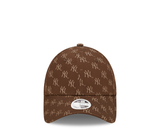 New Era NY Yankees Womens Monogram Brown 9FORTY Adjustable Cap