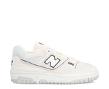 New Balance 550 White Perforated Leather Black
