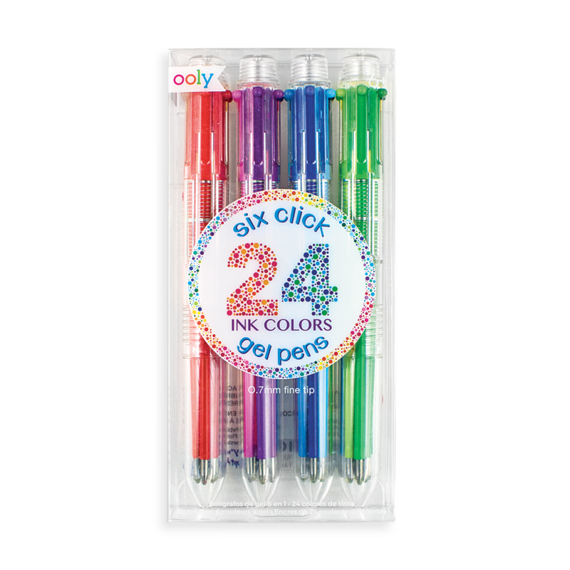 U Brands Catalina Colored Ink Felt Tip Pens, Set of 6