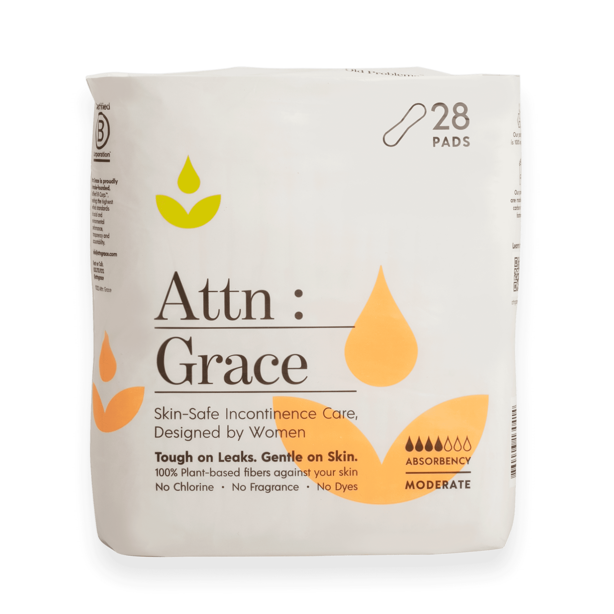  Attn: Grace Ultimate Incontinence Briefs for Women (14-Pack) -  High Absorbency Underwear, Sensitive Skin Protection for Moderate Bladder  Leaks or Postpartum/Comfortable/Odor Control (Medium) : Health & Household