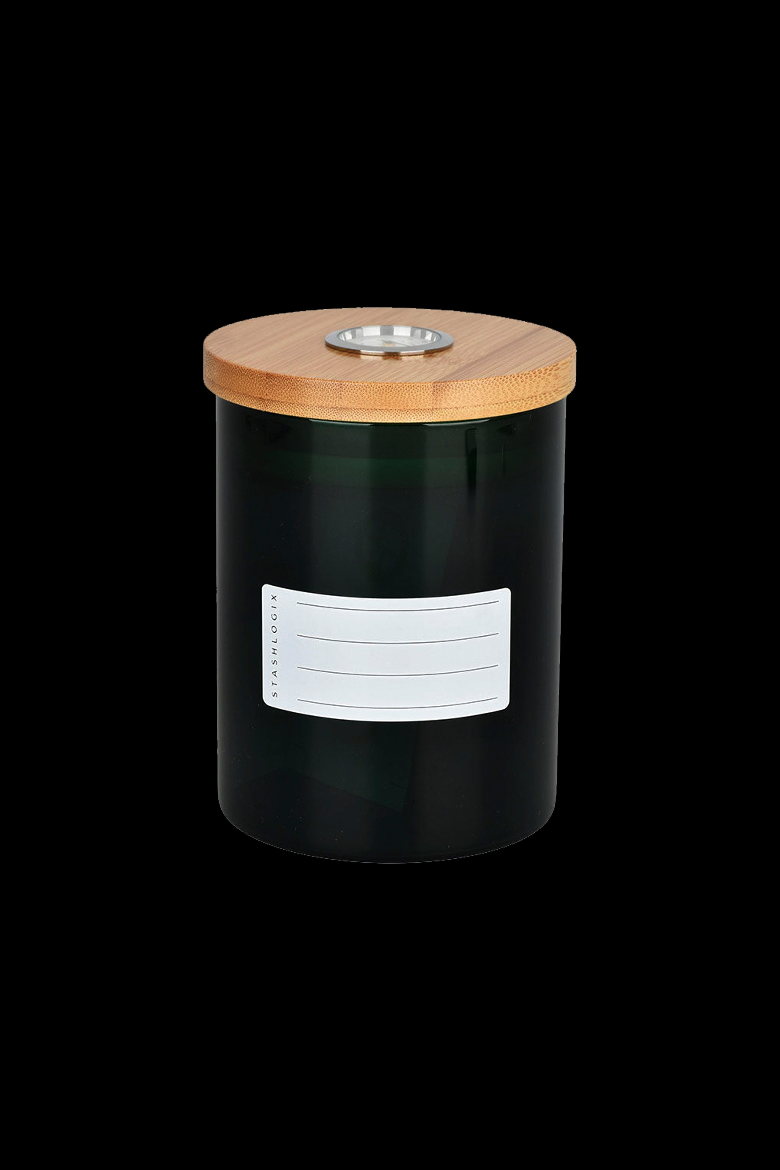 Stashlogix Bamboo Smart Jar w/ Boveda Pack - XL