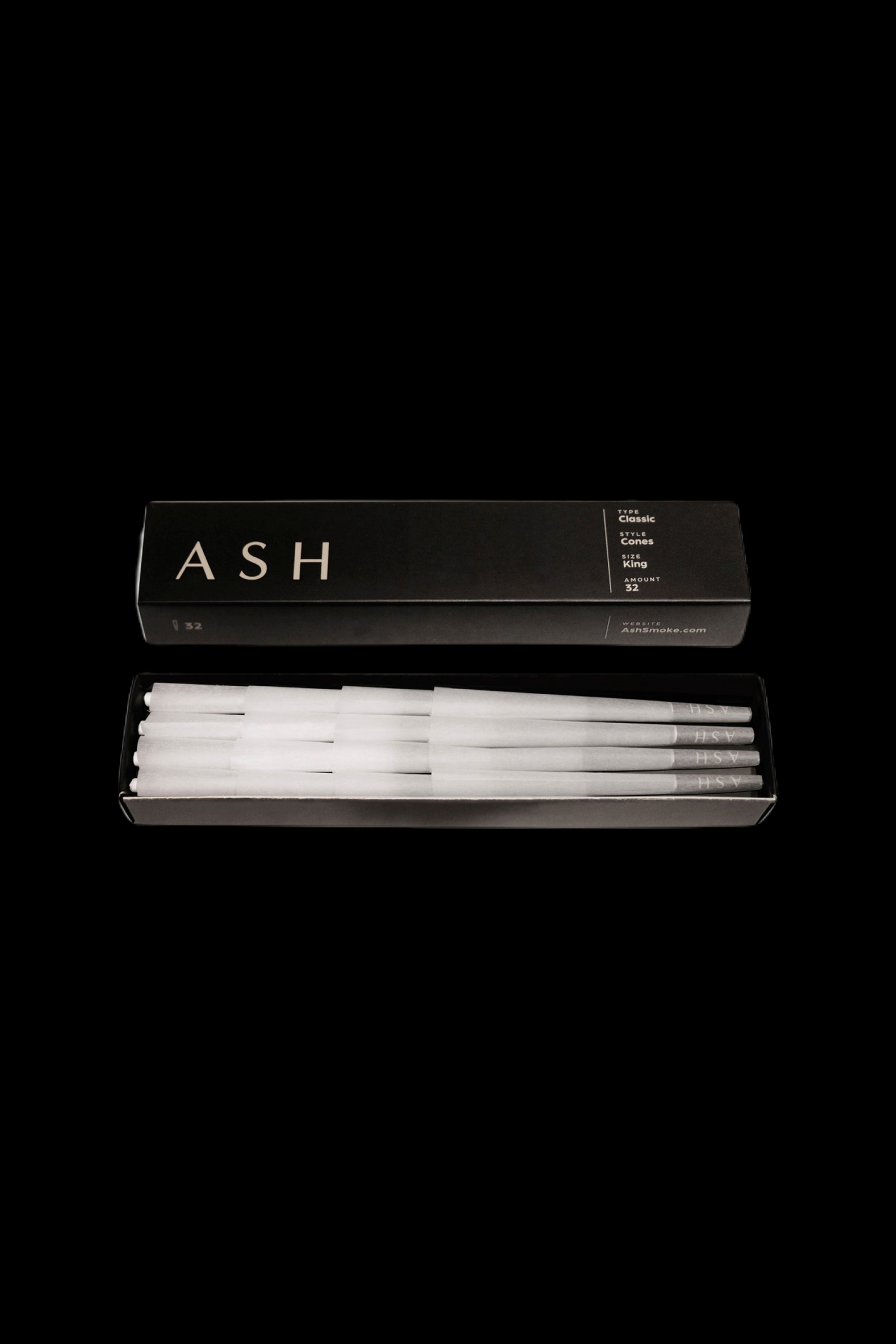 Image of Ash Classic Pre-Rolled Cones - 32 Piece/Pack