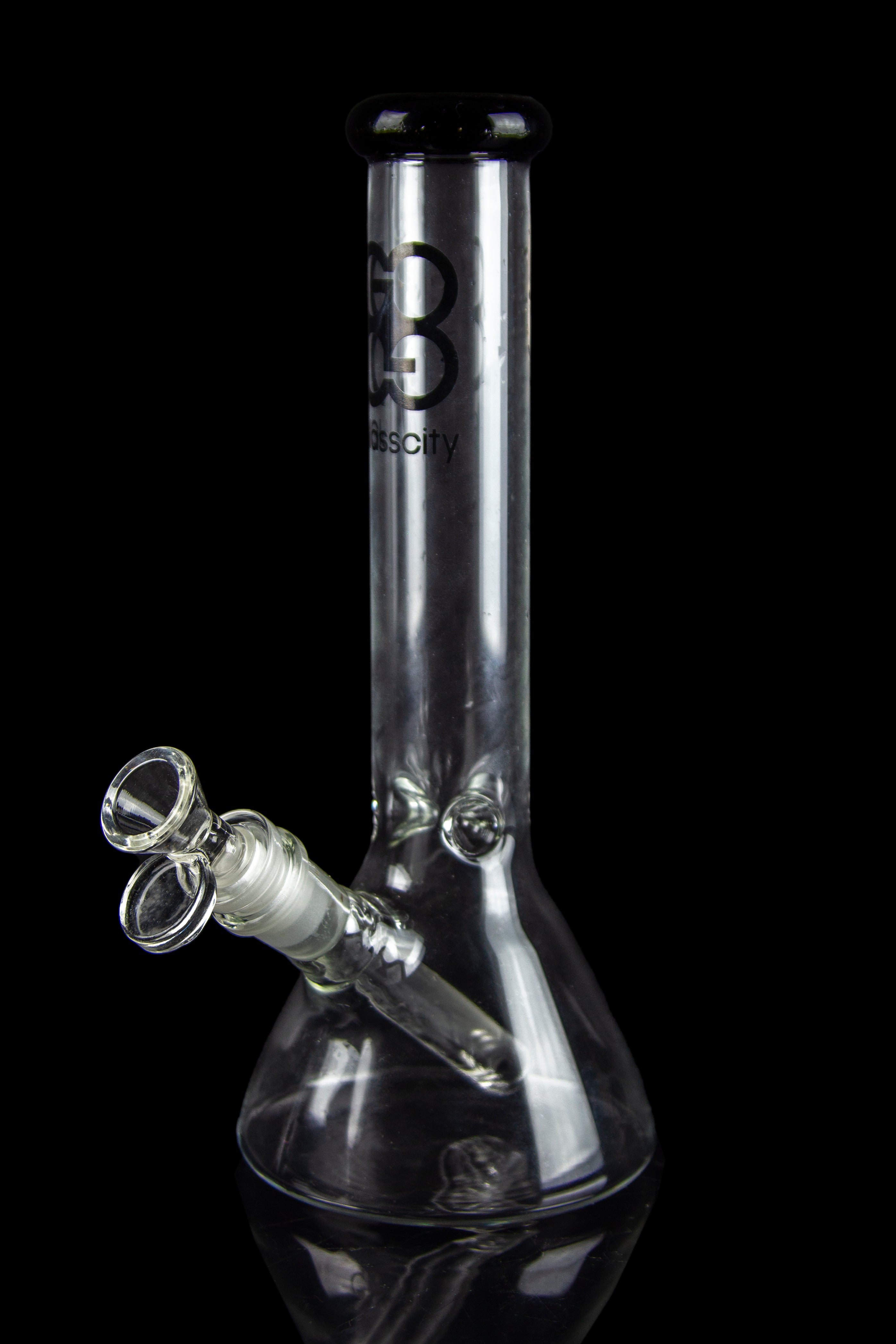 Image of Glasscity Beaker Ice Bong - Black