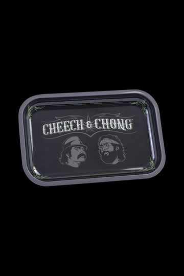 Cheech & Chong Metal Rolling Tray - Pinstripes
