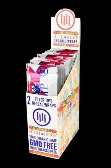 Hubba Bubba - High Hemp Organic CBD Blunt Wraps - 25 Pack