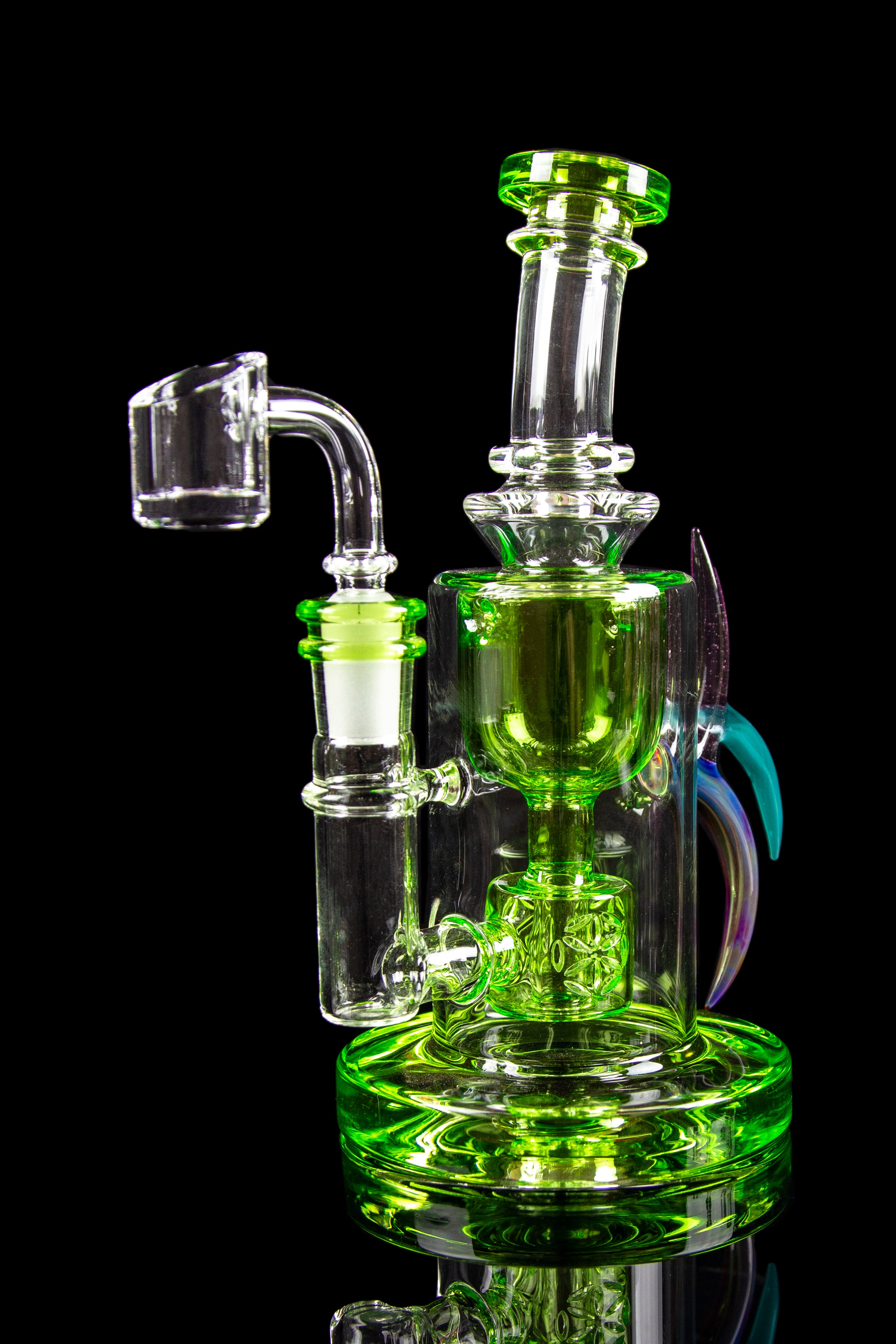 KindVibez Matrix Perc Petite Water Pipe - Orchid