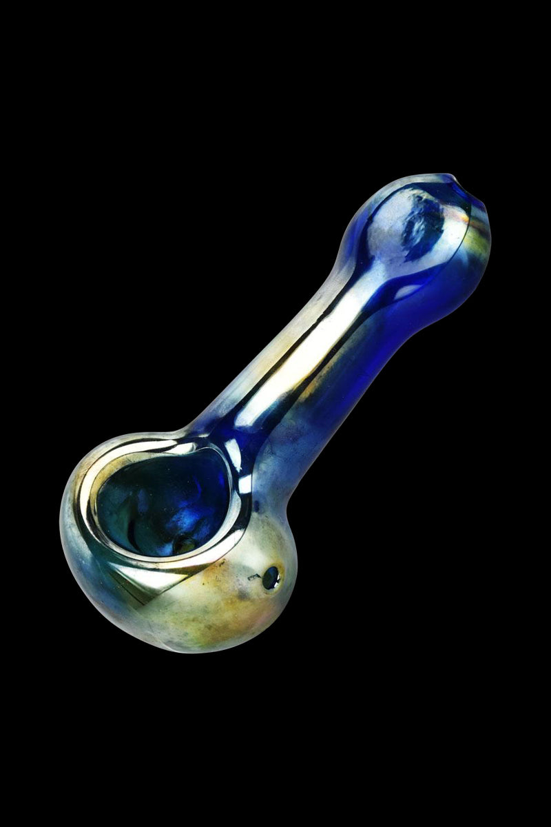 Image of Lightweight Glass Spoon Pipe - Oil Slick