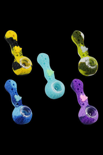 Silicone Bee Durable Hand Pipe | Spoons
