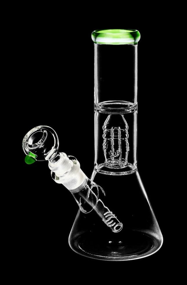 Image of Stacked Showerhead Perc Beaker Water Pipe