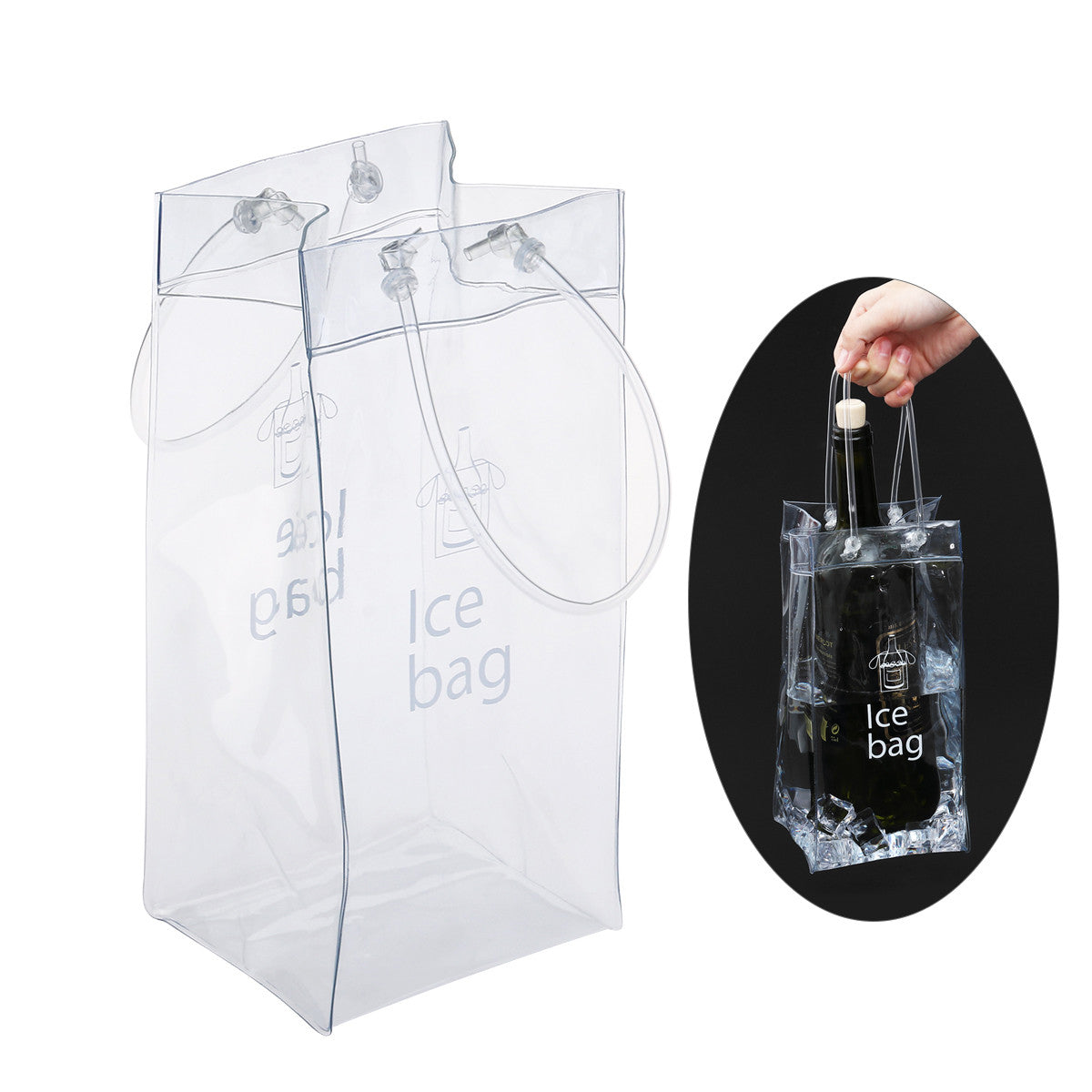 ice bag for wine bottle