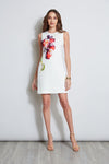 Spring Floral Print Shift Sleeveless Dress