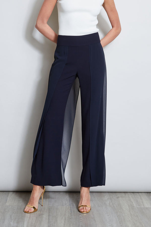 NWT ZARA High Waisted Belted Pants Dusty Blue S