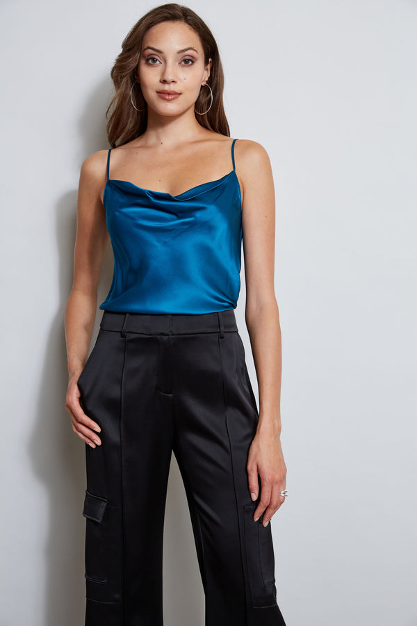 Rib Knit Scoop Tank Top – Elie Tahari