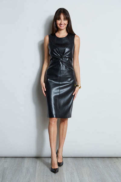 Leather Sleeveless Dress