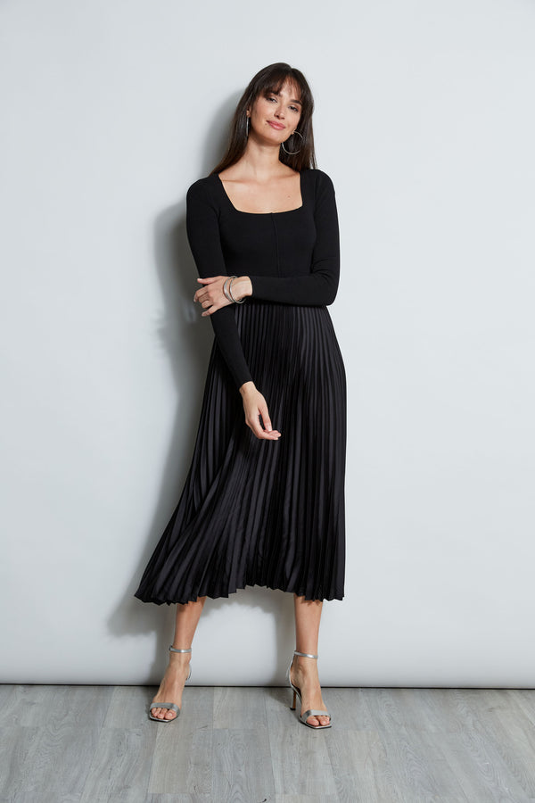 Pleated Midi Dress – Elie Tahari