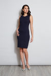 Above the Knee Darts Sleeveless Dress