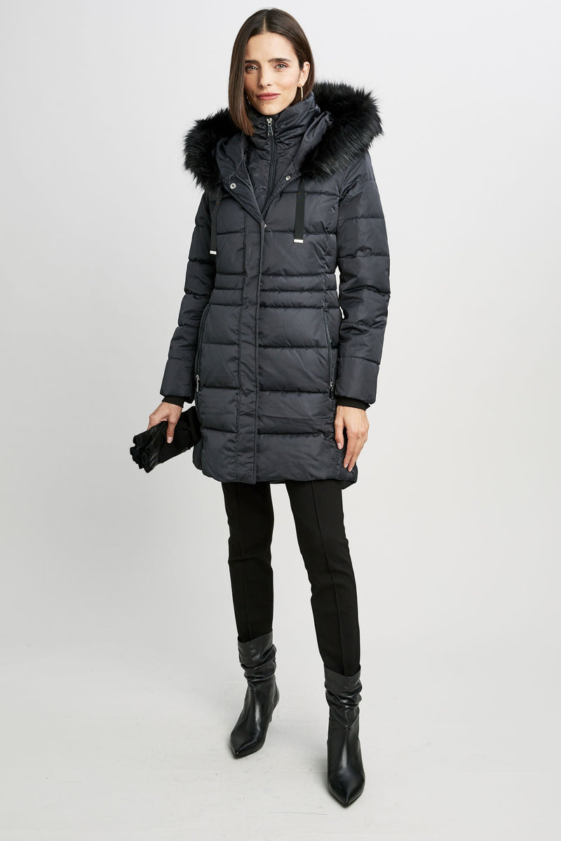 tahari down puffer coat