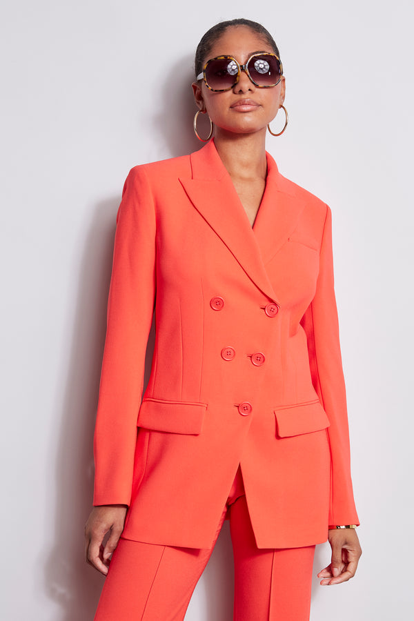 Workwear… but make it Valentine's Day 🙊🎀 This @elietahari pink suit set  is a dream come true! ☁️ The Ruched Sleeve Blazer a