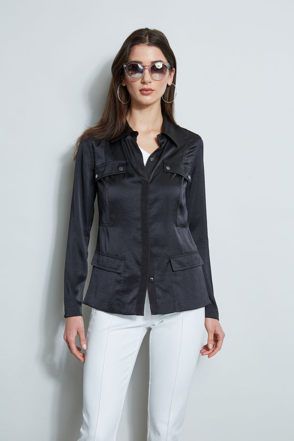 Elie Tahari Cargo Utility Jacket