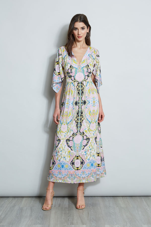 Metallic Paisley Jacquard Dress – Elie Tahari