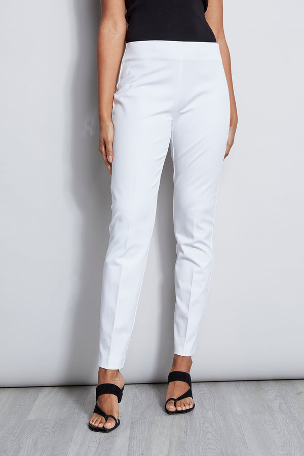 Inseam Slit Ponte Pant