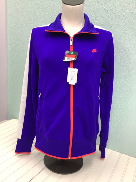 NIKE THE ATHLETIC Dept Size S Purple Basic Full Zip Womens Jacket Sports  Track $30.00 - PicClick AU