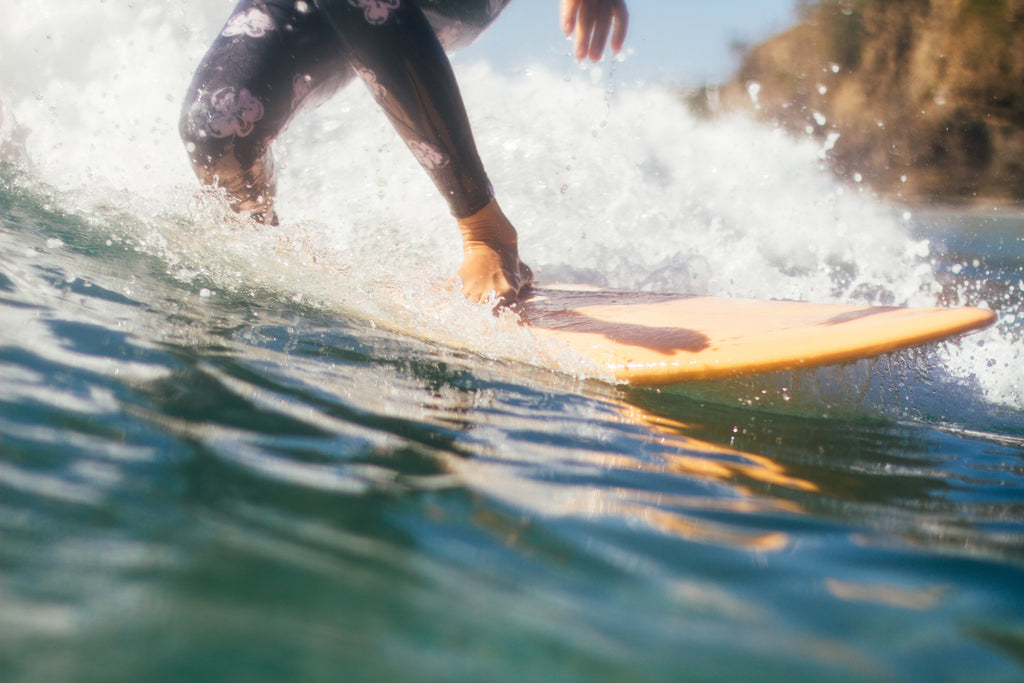 Salt Gypsy releases new colours in their women's surfboard range. Apricot in the Shorebird twin fin. | us.saltgypsy.com #saltgypsy #womenwhosurf #saltgypsyboards #womenssurfboards