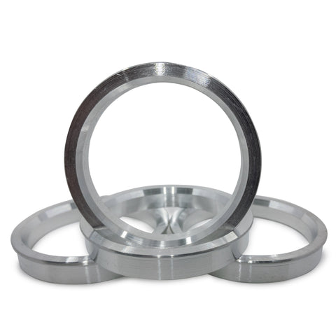 Unique Bargains Aluminum Alloy Car Hub Centric Rings Wheel Bore Spacer  Silver Tone 2.29 Id : Target