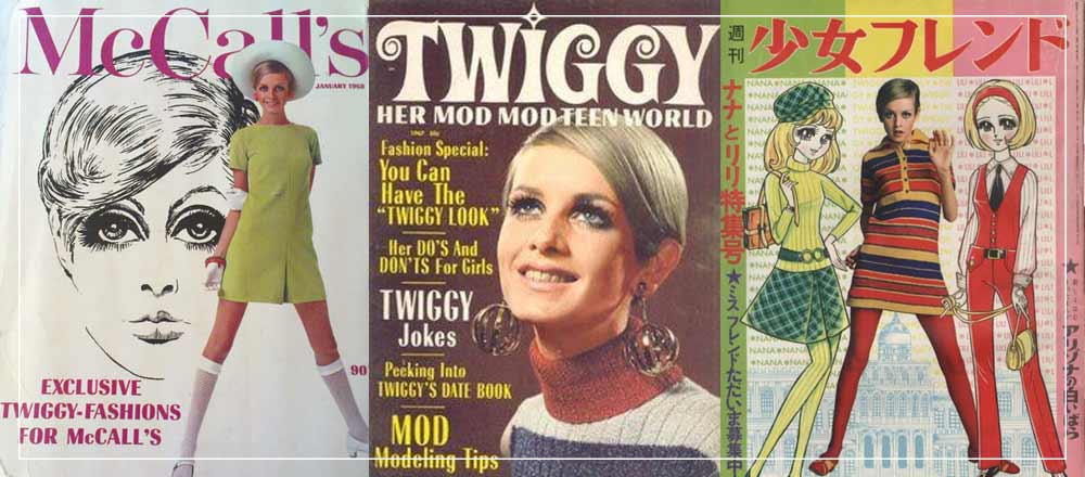 Magazine twiggy france japon
