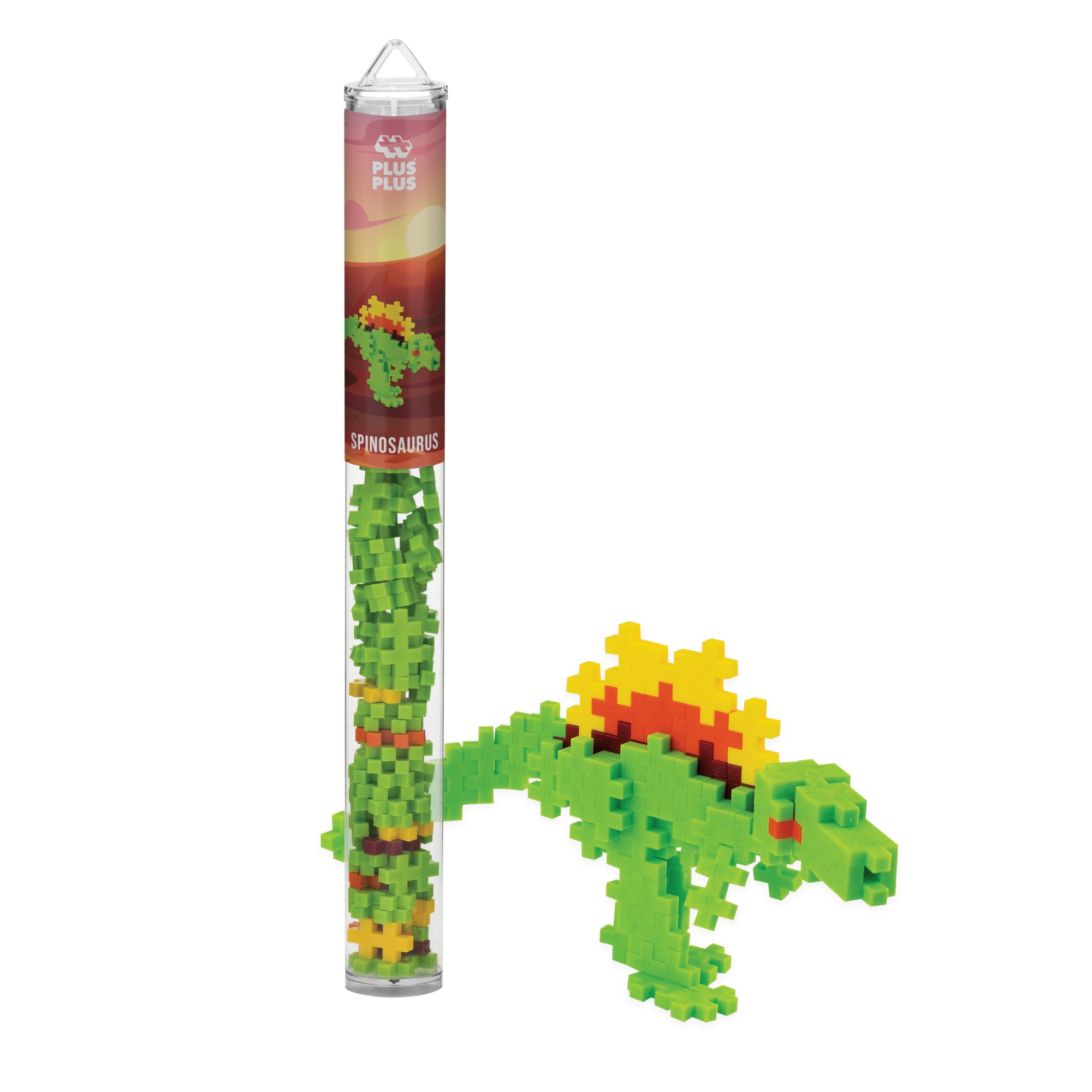 PLUS PLUS - T-Rex Dinosaur Tube - 70 pc Construction Building Stem/Steam  Toy, Kid Mini Puzzle Blocks