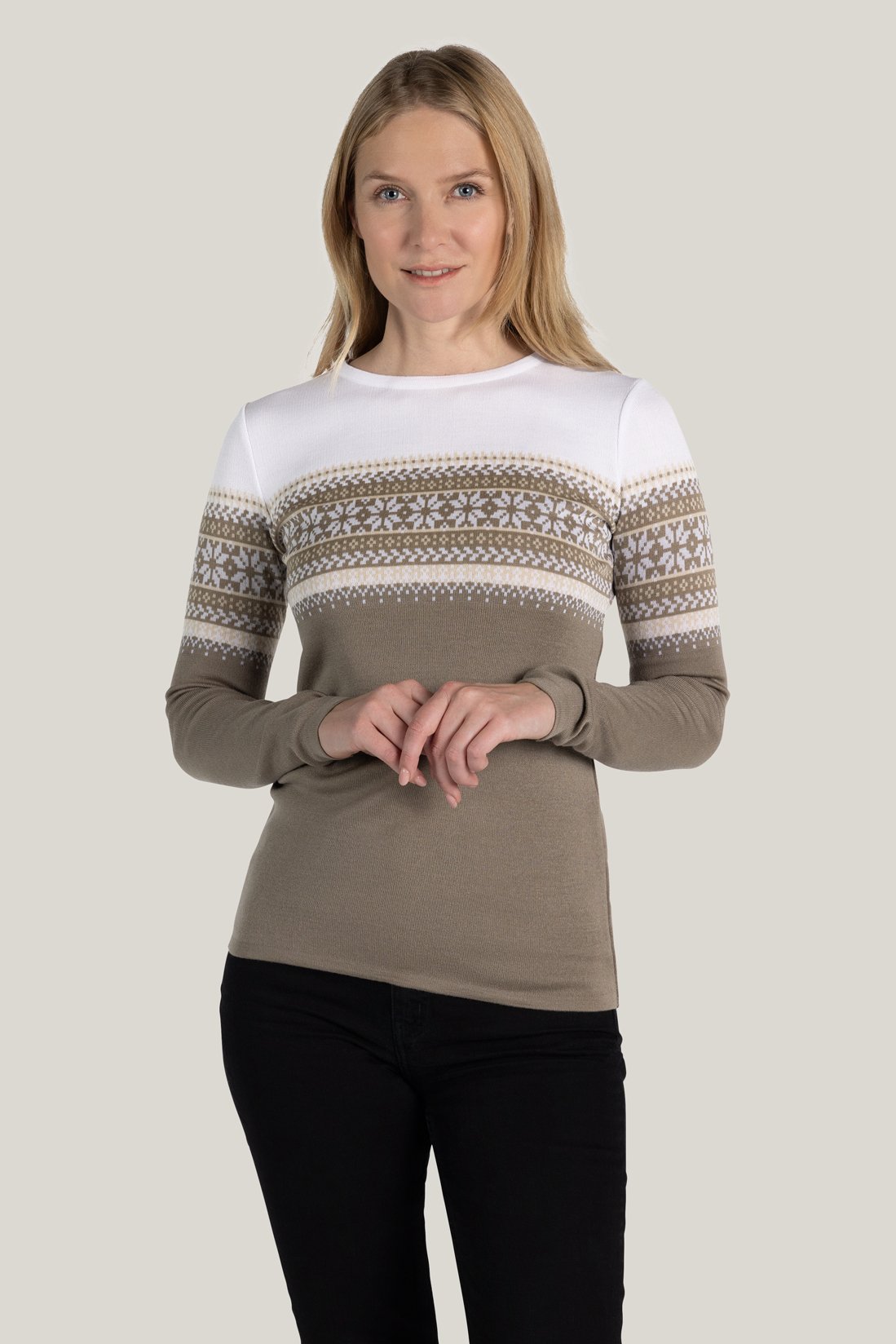 Tidls Astrid Sweater Taupe L 8