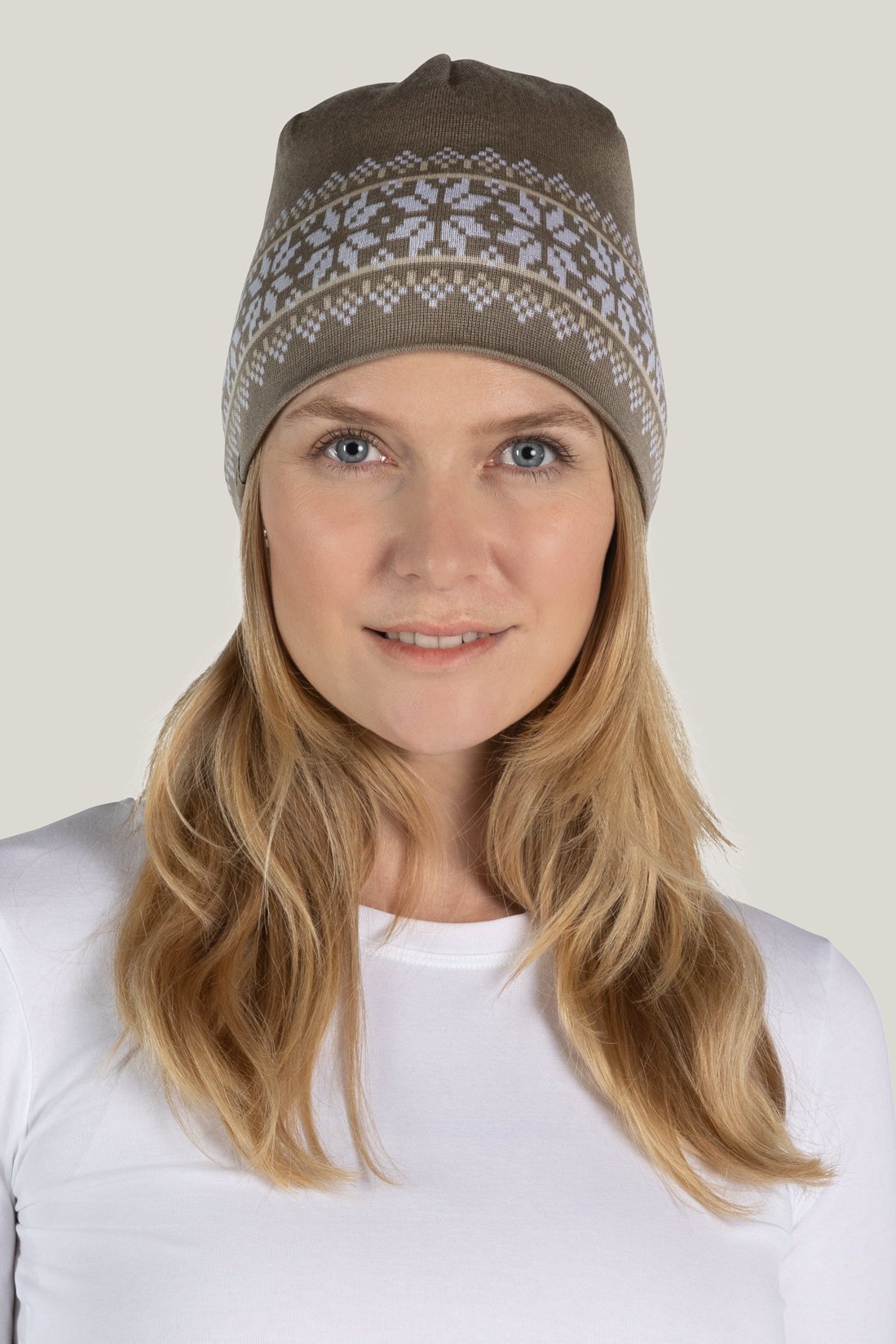 Tidls Beanie Reversible Taupe Unisex 29