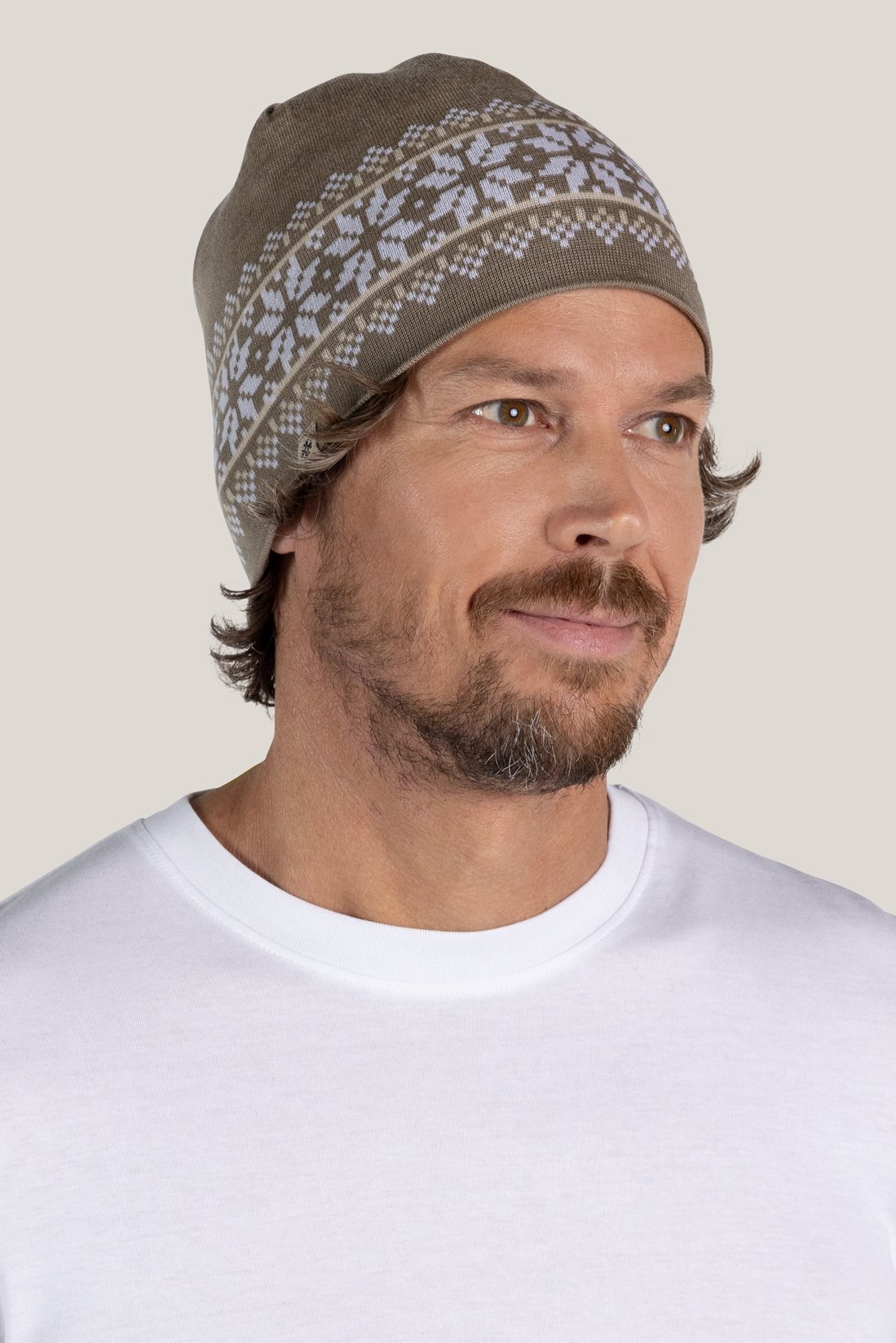 Tidls Beanie Reversible Taupe Unisex 174