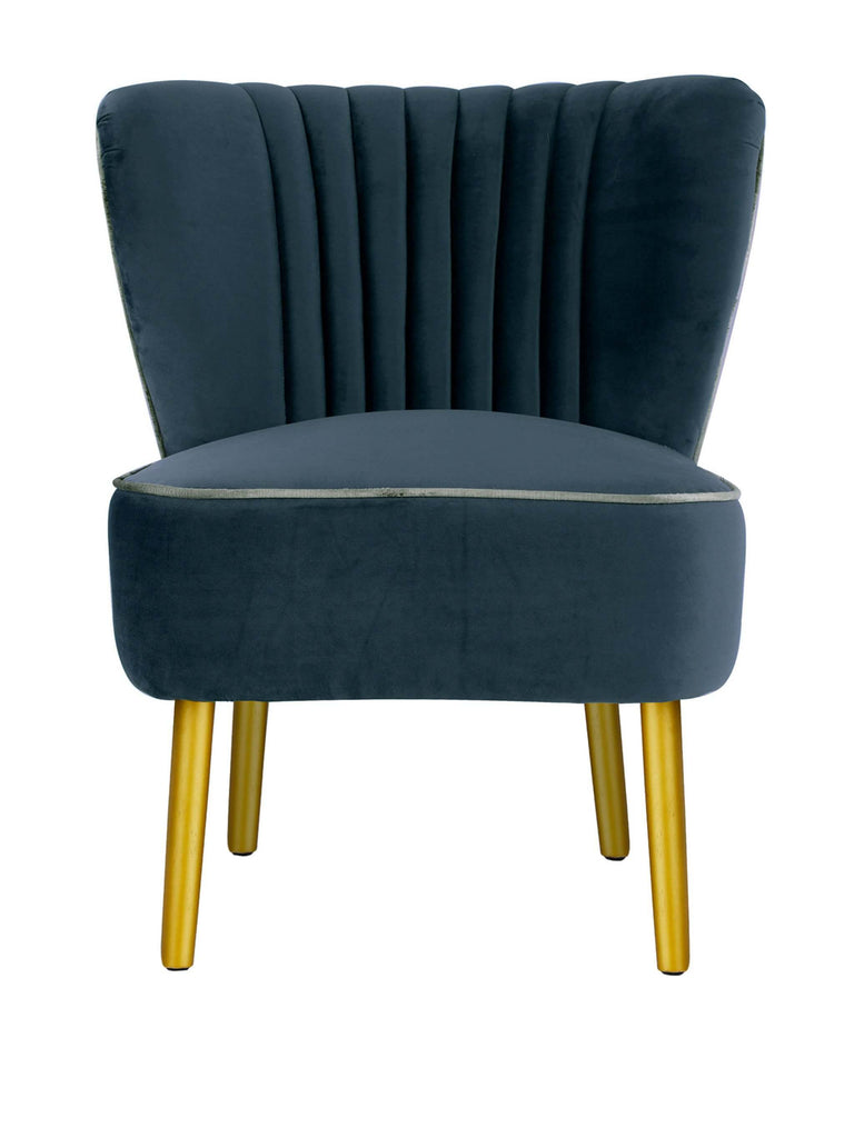 cocktail chair navy