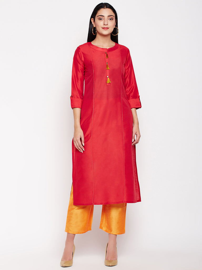 cotton silk kurtis